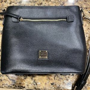 Dooney & Bourke Black Leather Crossbody Bag